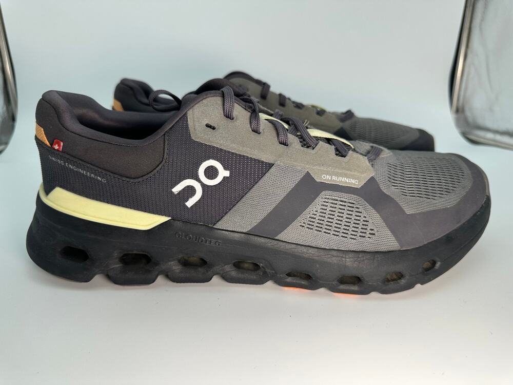 On Running Cloudrunner 2 3ME10144284 Athletic Sneaker Men's 12 Gray Mesh Sports